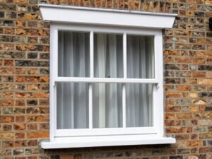 Flush casement windows in period property style