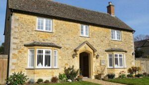 Beautiful double glazed bay windows in traditional Oxfordshire home